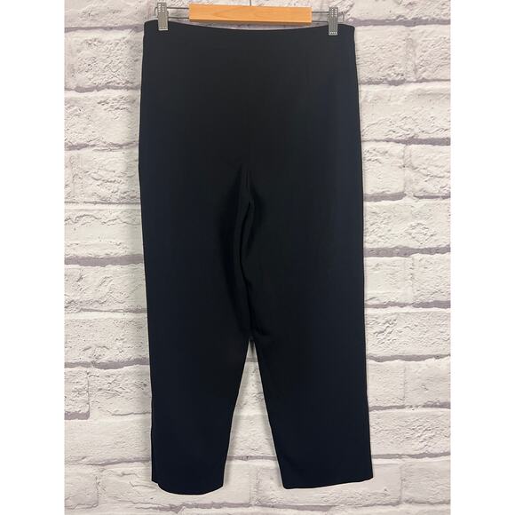 Misook Womens M Knit Career Office Quiet Luxury Old Money Travel Ankle Pants - Picture 4 of 10